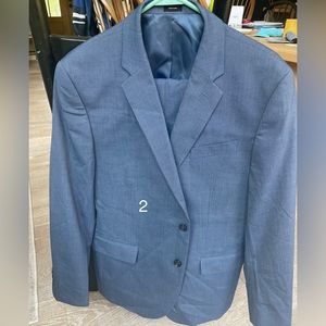 J.Ferrar Slim Fit Blue Suit